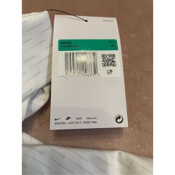 Men’s Nike Golf Polo Shirt GBAA Size XL / Beige - Picture 4 of 14